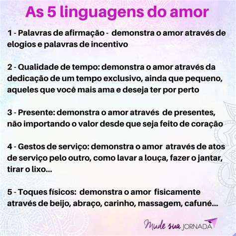 5 Linguagens Do Amor Tempo De Qualidade - 5 Linguagens do Amor: Palavras de Afirmação | Linguagem do amor ...