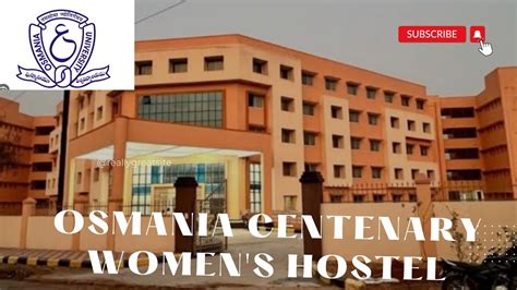 Osmania University Centenary PG Women S Hostel YouTube