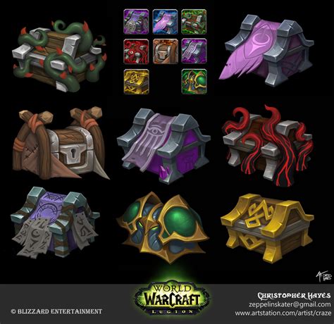 Artstation World Of Warcraft Icons