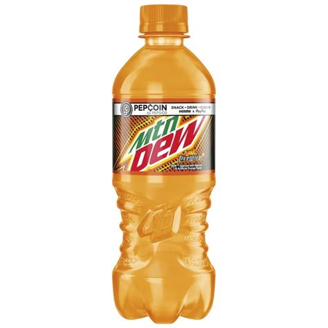 Mountain Dew LiveWire Dew Sparked With Natural Artificial Orange