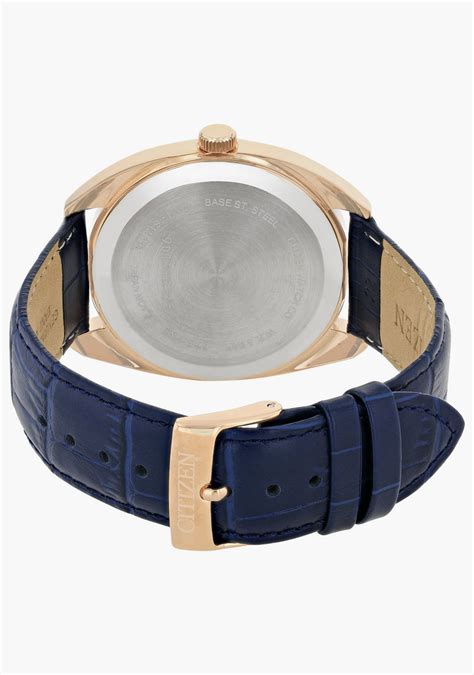 Buy Mens Citizen Quartz Men Dark Blue Dial Analog Watch With Blue Strap Bi5093 01l Online