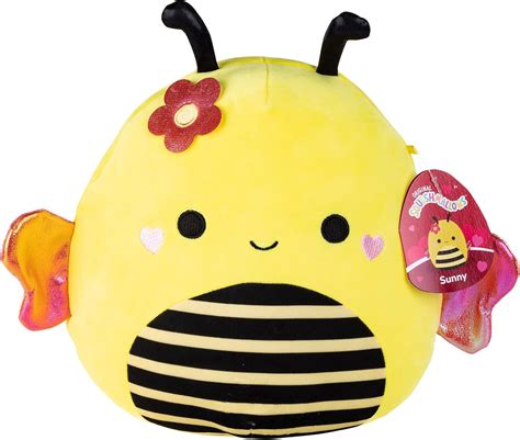 Squishmallows Sunny The Bumble Bee Peluche Kellytoy Oficial De 10 Pulgadas Lindo