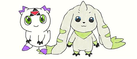 Digimon Tamers - Calumon and Terriermon by Takostu64 on DeviantArt