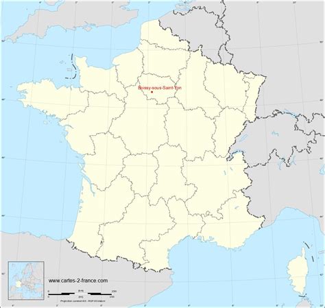 Carte De Boissy Sous Saint Yon Situation G Ographique Et Population