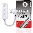 GE Pro Mini Tira Multicontactos De 3 Salidas Enchufe Plano Cable De