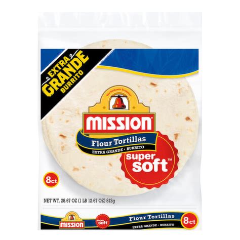 Mission Flour Tortillas Extra Grande Burrito Super Soft