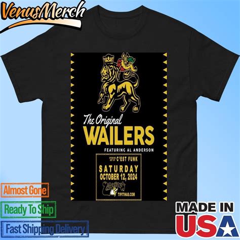 The Og Wailers Tipitinas New Orleans La Oct Tour Poster Shirt