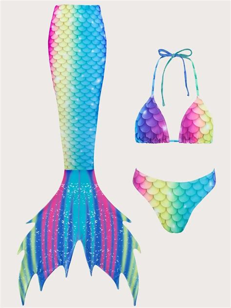 Multi Colors Choosing Hot Sale Mermaid Bikini Women Sleeveless Sexy