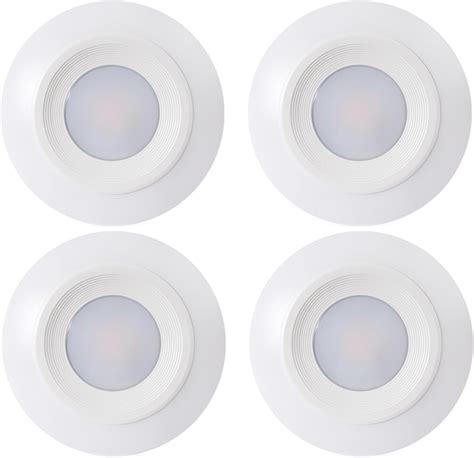 4 Pack 6 Inch Led Disk Light Dimmable Flush Mount Ceiling Light 5000k