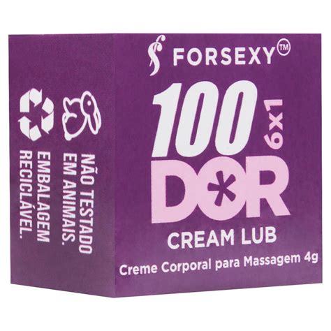 100dor 6x1 Cream Lub Anal Multifunções 4g For Sexy Gall