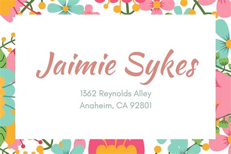 Customizable Free Printable Address Label Templates Printable Word