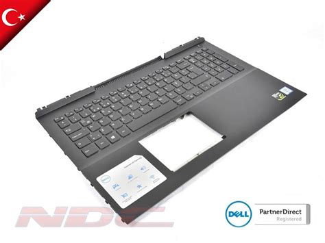 NEW Dell Inspiron 15 7566 7567 Palmrest TURKISH Backlit Keyboard