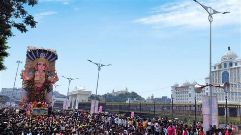 India Biggest Ganesh Nimajjanam 2023 Khairatabad Ganesh Nimajjanam In