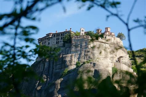 Monastery of Meteora stock photo. Image of history, hill - 54326366