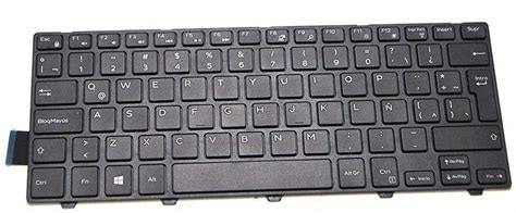 Genuine Dell Latitude 3450 3460 3470 3452 3442 SPANISH TECLADO Backlit