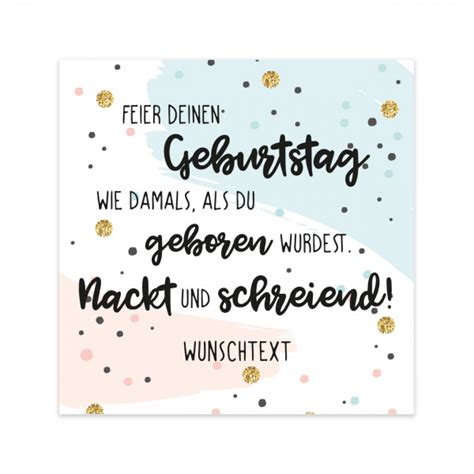 Geburtstags Motiv Mit Srpuch Und Wunschtext