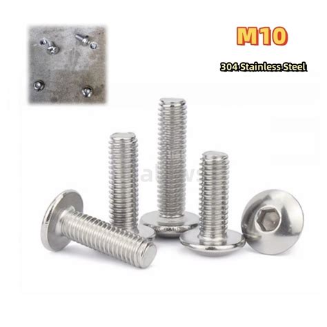 big umbrella head hex socket screw  stainless steel steel mushroom