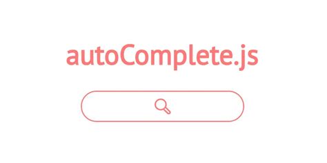 Autocomplete Js Lightweight Autocomplete Library Bypeople