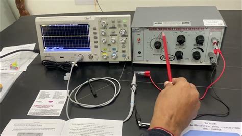 How To Use E Audio Oscillator Function Generator On Digital Cro 20mhz