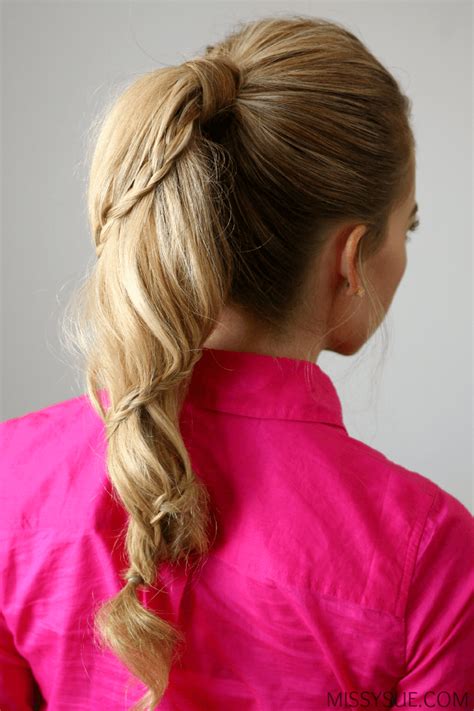 Spiral Braided Ponytail