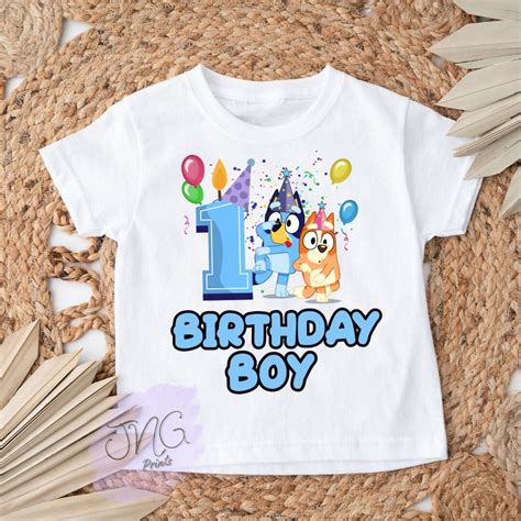 Bluey Birthday Shirt, Birthday Boy, Birthday Girl - Etsy