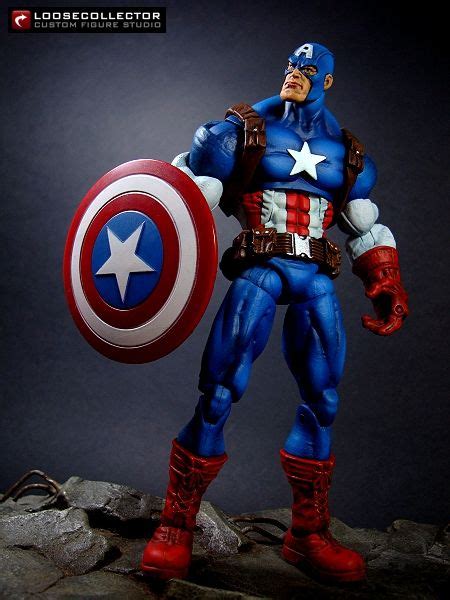 Captain America Stylized Marvel Legends Custom Action Figure