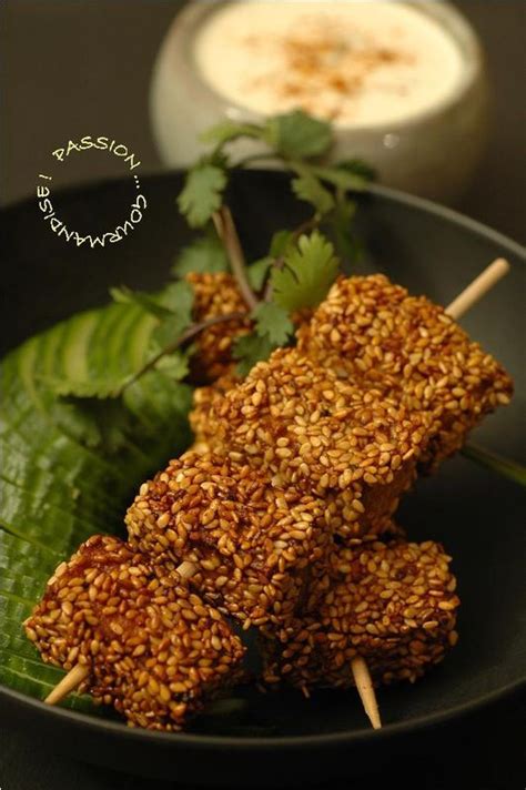 Et Enfin Le Tofu Top Du Top Brochettes De Tofu En Robe De Sesame