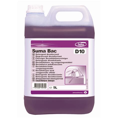 SUMA BAC D10 DETERGENTE DISINFETTANTE IPPAIN