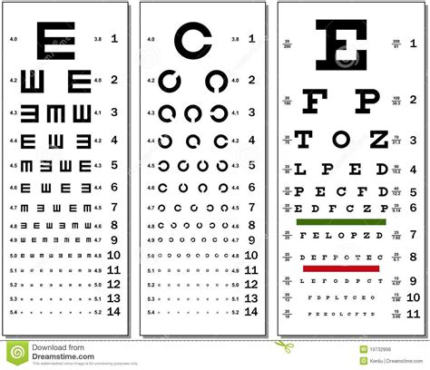 Printable Snellen Test