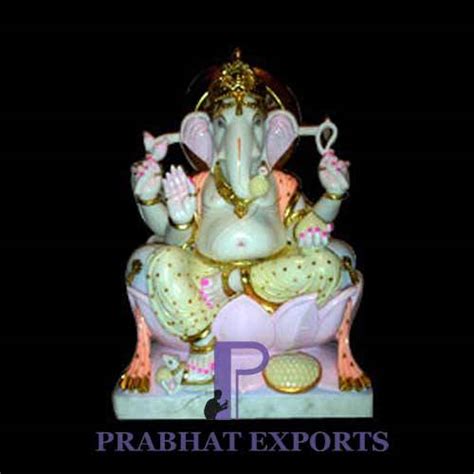 Polished Marble Ganesha Statue Ganesh Statue Size 1 Feet To 12 Feet