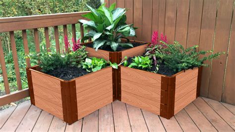 Composite Wood Tiered Raised Garden Beds — Frame It All