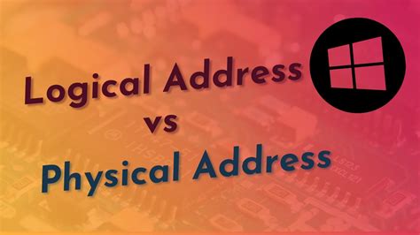 Difference Between Logical Address And Physical Address Operating