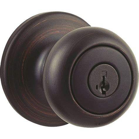 Weiser Welcome Home Venetian Bronze Entry Door Knob With Smartkey