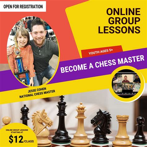 Complete Online Group Chess Lessons for Youth Ages 5+ by the National ...