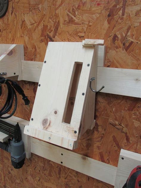 Wilker Dos Diy Power Tool Storage System Using French Cleats Tool