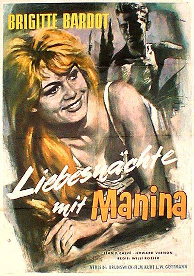 Girl In The Bikini The Manina La Fille Sans Voile Postertreasures Your St Stop For