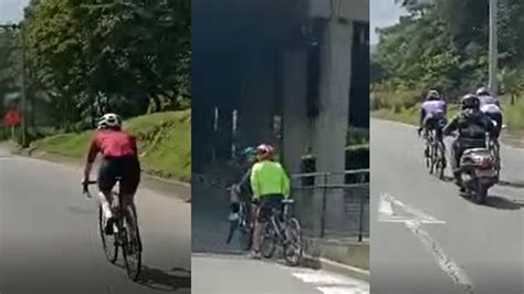 VIDEO Conductores están cansados porque ciclistas no usan carril de