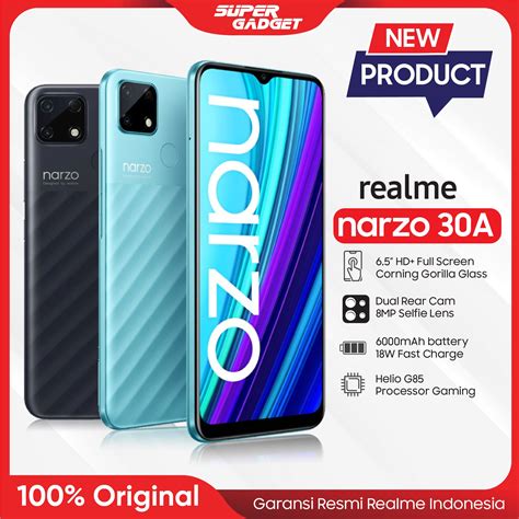 Felixindo Jual HP Realme Narzo 30A 4 64 GB Handphone Android 30 A RAM