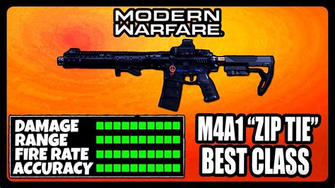 NEW OVERPOWERED M4A1 ZIP TIE CLASS SETUP IN MODERN WARFARE BEST M4A1