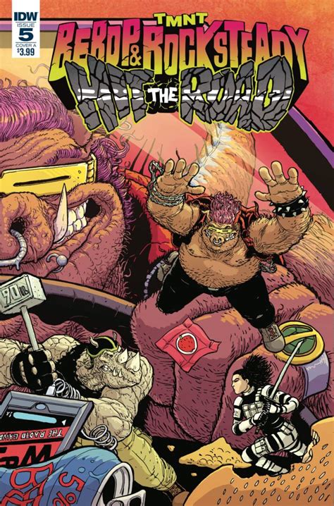 Teenage Mutant Ninja Turtles Bebop & Rocksteady Hit the Road #5 Cover A ...