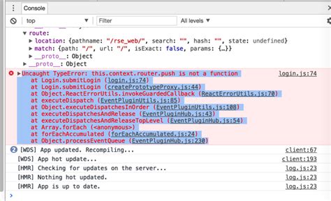 Reactjs Uncaught Typeerror This Context Router Push Is Not A