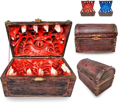 Power Beast Dungeon Mimic Chest Brust Mimic mit Würfel Aufbewahrung