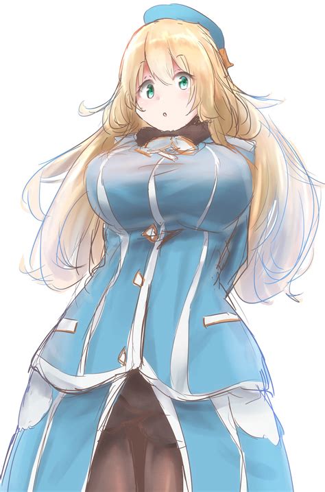 Wallpaper Gadis Anime Kantai Koleksi Atago Kancolle Berambut Pirang Rambut Panjang