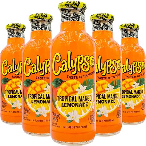 Calypso Tropical Mango Lemonade 473ml 12er Träger EU Calypso