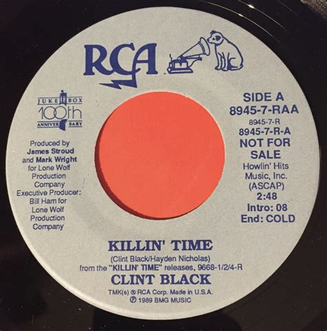 Clint Black - Killin' Time (1989, Vinyl) | Discogs