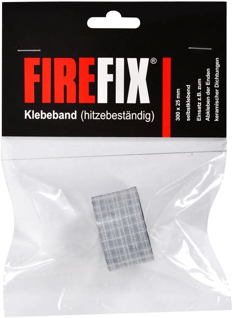 Firefix hitzebeständiges Klebeband Schwarz 30 cm x 2 5 cm kaufen bei OBI