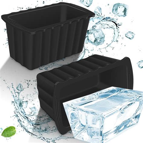 Extra Large Ice Block Mold 2pack 12lb Giant Ice Cubes