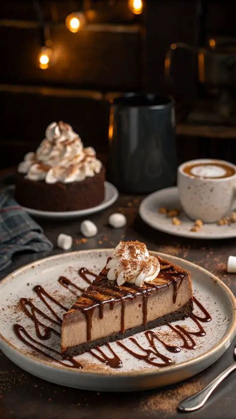 The Best Hot Chocolate Cheesecake In