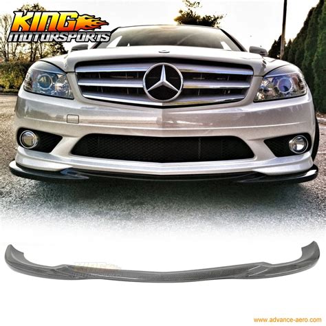 For 08 11 Mercedes Benz C Class W204 Sedan Amg Carbon Fiber Front