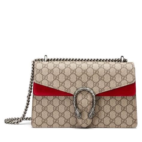 GUCCI Dionysus Petit Sac Dionysiaque En Toile Marron Pour Femme Avec